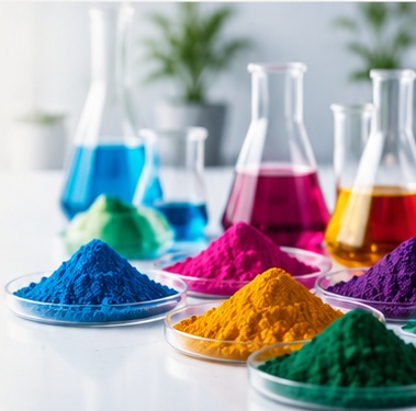Laboratory glassware and vibrant dye pigments - Namoh Overseas